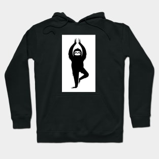 Sloth Yoga Tree Pose Hoodie